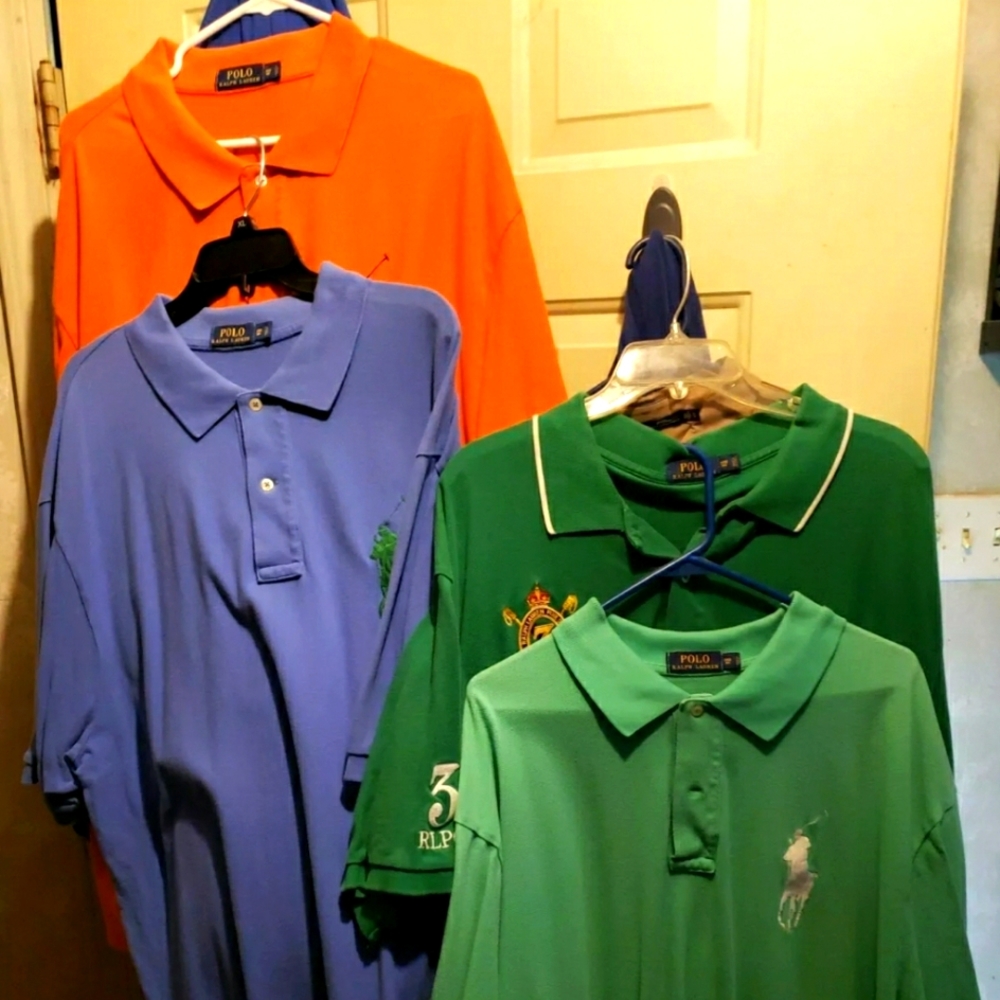 4 3XB Ralph Lauren Polo Big Pony and Rugby big pony